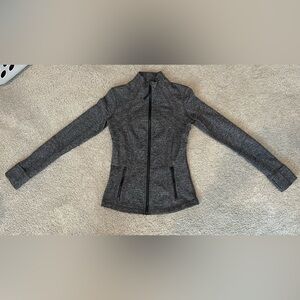 Lululemon Define Jacket Luon Heathered Black Size 6